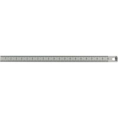HELIOS PREISSER biegsamer Stahlmaßstab 150mm 13x0,5mm VA DIN2968 0460221 Duimstok 150 mm