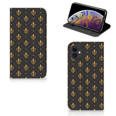 Apple iPhone 11 | Hoesje met Magneet | Franse Lelie Apple iPhone 11 | Hoesje met Magneet | Franse Lelie