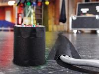 tesa Tunnelband 04611-0-0 PP Zwart (mat) 25000 mm Inhoud: 25 m - thumbnail