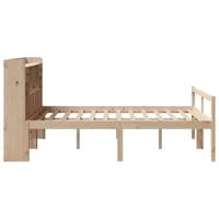 Bed met boekenkast zonder matras massief grenenhout 160x200 cm - thumbnail