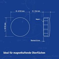Magneetband maul 10mx60mmx1mm zelfklevend - thumbnail