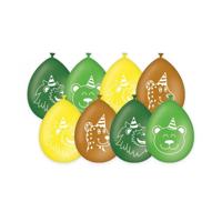 Balloons jungle cartoon | 6 stuks - thumbnail