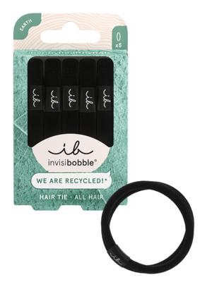 Invisibobble hair tie black 5st. - thumbnail