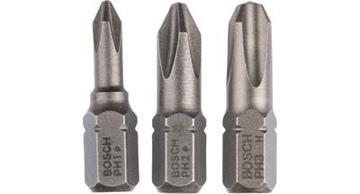 Bosch Accessories 2607001764 T-bit Extra hard E 6.3 3 stuk(s)