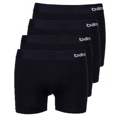Apollo Boxershorts Heren Bamboo Basic Zwart 4-pack-XXL