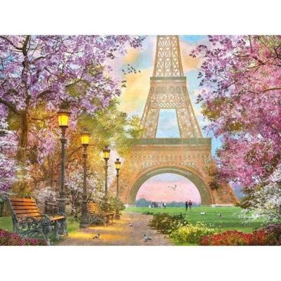 Ravensburger legpuzzel verliefd in parijs, 1500st. Ravensburger legpuzzel verliefd in parijs, 1500st.