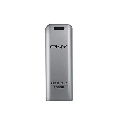 PNY Elite Steel USB-stick 256 GB Zilver FD256ESTEEL31G-EF USB-A 3.1 Gen 1
