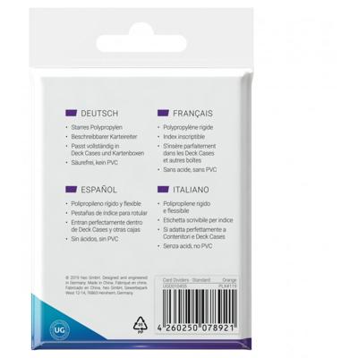 Ultimate Guard Card Dividers Standard Size (10) - Orange Ultimate Guard Card Dividers Standard Size (10) - Orange