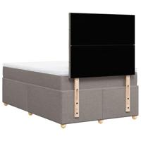 Boxspring met matras stof taupe 120x190 cm - thumbnail