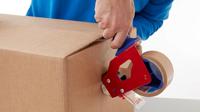 tesa Tapedispenser 06300-1-0 Blauw, Rood Rolbreedte (max.): 50 mm Rollengte (max.) 66 m Met reminrichting, Met mesbescherming, Met de hand instelbaar - thumbnail