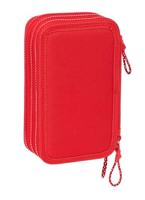 Driedubbele Pennenzak Atlético Madrid Rood 12,5 x 19,5 x 5,5 cm 36 Onderdelen - thumbnail