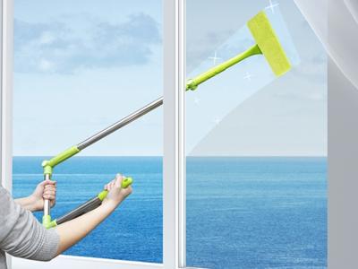 Raamwisser | telescopisch en buigbaar