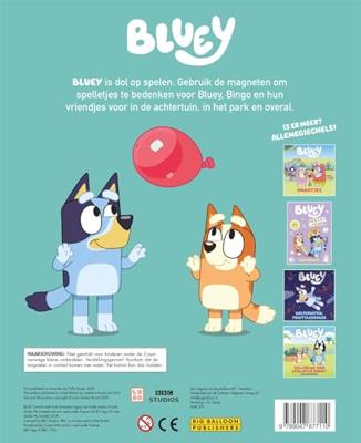 Bluey Laten we buiten spelen (magneetboek)
