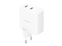 Havit UC45 EU - GaN 45 W reislader met dubbele poort, zwart - thumbnail