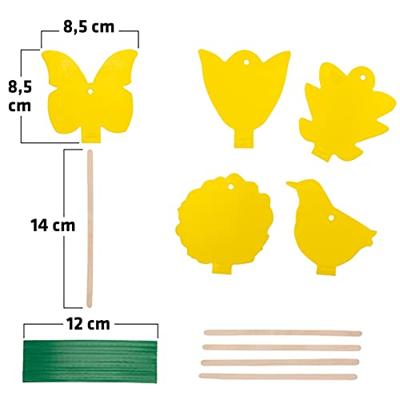 Gardigo 668005 Kleefplaatje voor insecten Plakfolie (b x h) 8.3 cm x 21.5 cm Geel 5 stuk(s) Gardigo 668005 Kleefplaatje voor insecten Plakfolie (b x h) 8.3 cm x 21.5 cm Geel 5 stuk(s)