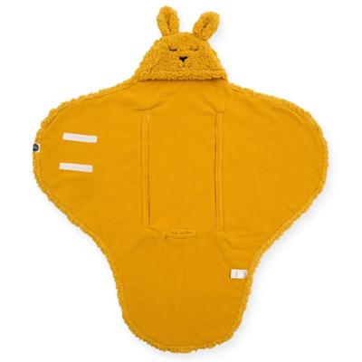 Jollein wikkeldeken Bunny mustard Jollein wikkeldeken Bunny mustard