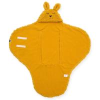 Jollein wikkeldeken Bunny mustard - thumbnail