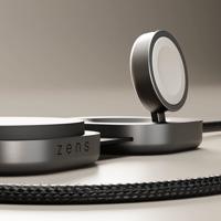 ZENS Inductie lader 20 W ZECC07B ZECC07B/00 Uitgangen Qi-standaard, Apple MagSafe, USB-C Zwart - thumbnail