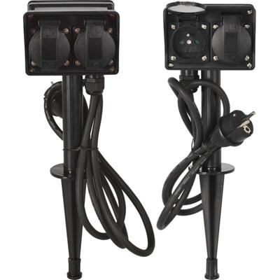 Pro Garden Tuinstekkerdoos outdoor 2+2 Pro Garden Tuinstekkerdoos outdoor 2+2