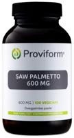Proviform Saw palmetto 600 mg 100 Vegetarische capsules - thumbnail