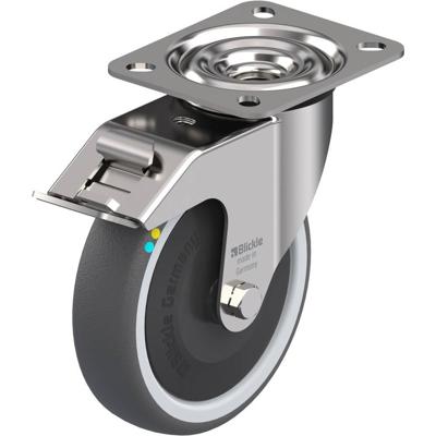 Blickle LEX-PATH 125KFD-FI-ELS Zwenkwiel met rem Wieldiameter: 125 mm Draagvermogen (max.): 150 kg 1 stuk(s) Blickle LEX-PATH 125KFD-FI-ELS Zwenkwiel met rem Wieldiameter: 125 mm Draagvermogen (max.): 150 kg 1 stuk(s)
