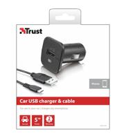 Trust 5W Car Charger met Micro-USB-kabel oplader - thumbnail