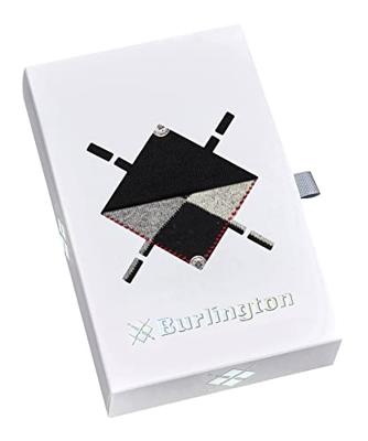 Burlington 2-paar heren sokken - Cadeau verpakking - Gift Box - Katoenen sokken met ruit print