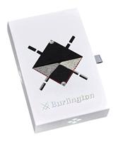 Burlington 2-paar heren sokken - Cadeau verpakking - Gift Box - Katoenen sokken met ruit print - thumbnail