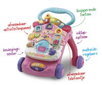 VTech baby roze loopwagen - thumbnail