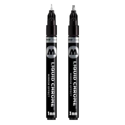 MOLOTOW LIQUID CHROME Lakmarker Chroom 1 mm, 3 mm MOLOTOW LIQUID CHROME Lakmarker Chroom 1 mm, 3 mm