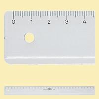M+R liniaal 20 cm transparant - thumbnail