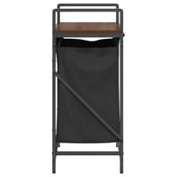 Wasmand 1 vak met plank bruin eikenkleurig - thumbnail