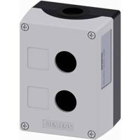 Siemens 3SU1802-0AA00-0AB1 3SU18020AA000AB1 Lege behuizing 2 inbouwplaatsen (l x b x h) 114 x 85 x 64 mm Zonder markering Grijs 1 stuk(s) - thumbnail