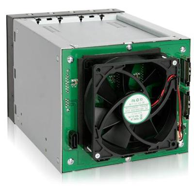 Icy Dock MB155SP-B 5x2,5 /3,5 SATA backplane voor 3x extern 5,25