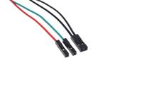 Alphacool Powerbutton met push-button 19mm red lighting - deep black schakelaar - thumbnail