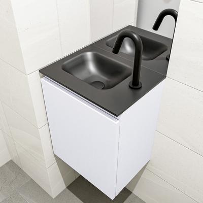 MONDIAZ OLAN 40cm toiletmeubel cale. LEX wastafel urban links 1 kraangat