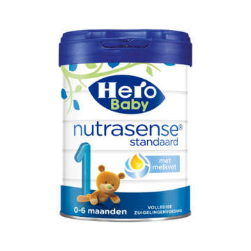 Hero 1 Nutrasense Standaar 0-6 Mnd (800g) Hero 1 Nutrasense Standaar 0-6 Mnd (800g)