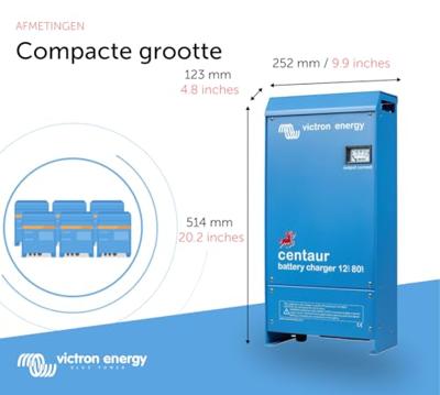 Victron Energy Centaur 12/80 (3) Loodaccu-lader 12 V Laadstroom (max.) 80 A