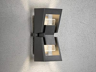 KonstSmide Design muurlampPotenza 2-lichts antraciet - 7971-370