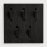 Ethnicraft Kapstok 'Utilitile' Eikenhout, Met 5 Haken, kleur Zwart - thumbnail