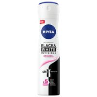 Nivea Deodorant invisible black & white spray original 150 Milliliter - thumbnail