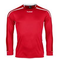 Hummel 111005K Preston Shirt l.m. Kids - Red-White - 152 - thumbnail