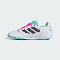 adidas Super Sala III Zaalvoetbalschoenen (IN) Kids Wit Zwart Turquoise Roze - thumbnail