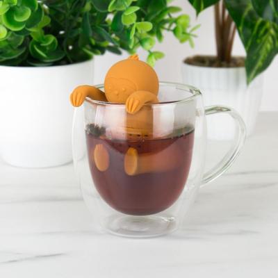Luiaard tea infuser