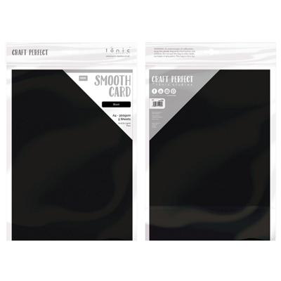 Craft Perfect By Tonic Studios Craft perfect • smooth card a4 300g black 5pcs