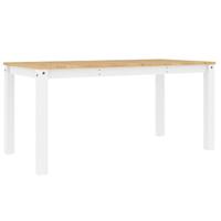 Eettafel Panama 160x80x75 cm massief grenenhout wit - thumbnail
