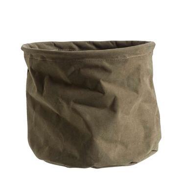 Bloempot Noor - donkergroen - 17xØ18 cm