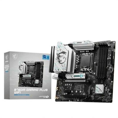 MSI B760M Gaming Plus Wifi Moederbord Socket Intel LGA 1700 Vormfactor Micro-ATX Moederbord chipset Intel® B760