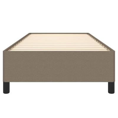 Bedframe stof taupe 90x190 cm Bedframe stof taupe 90x190 cm