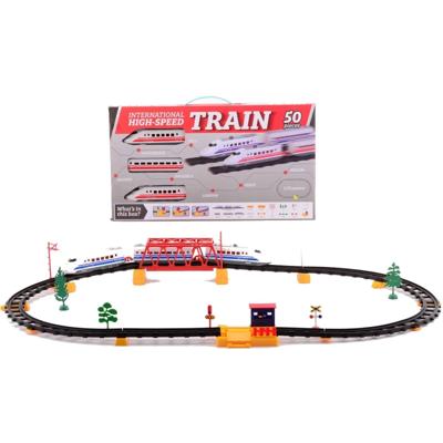 Johntoy Hogesnelheidstrein set, 50dlg.
